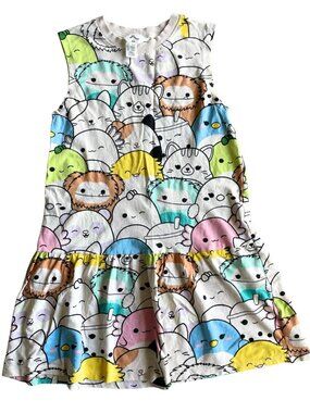 Entire Closet $5! H&M X Squishmallows 100% Cotton Sleeveless Twirl Dress Sz 8/10